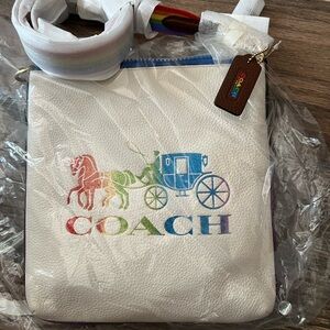 Brand new pride coach crossbody